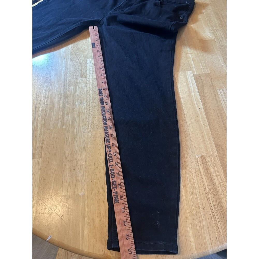 No Boundaries Juniors Jeans Size 16 Black High Rise Skinny Regular Stretch Comfy - Picture 8 of 15